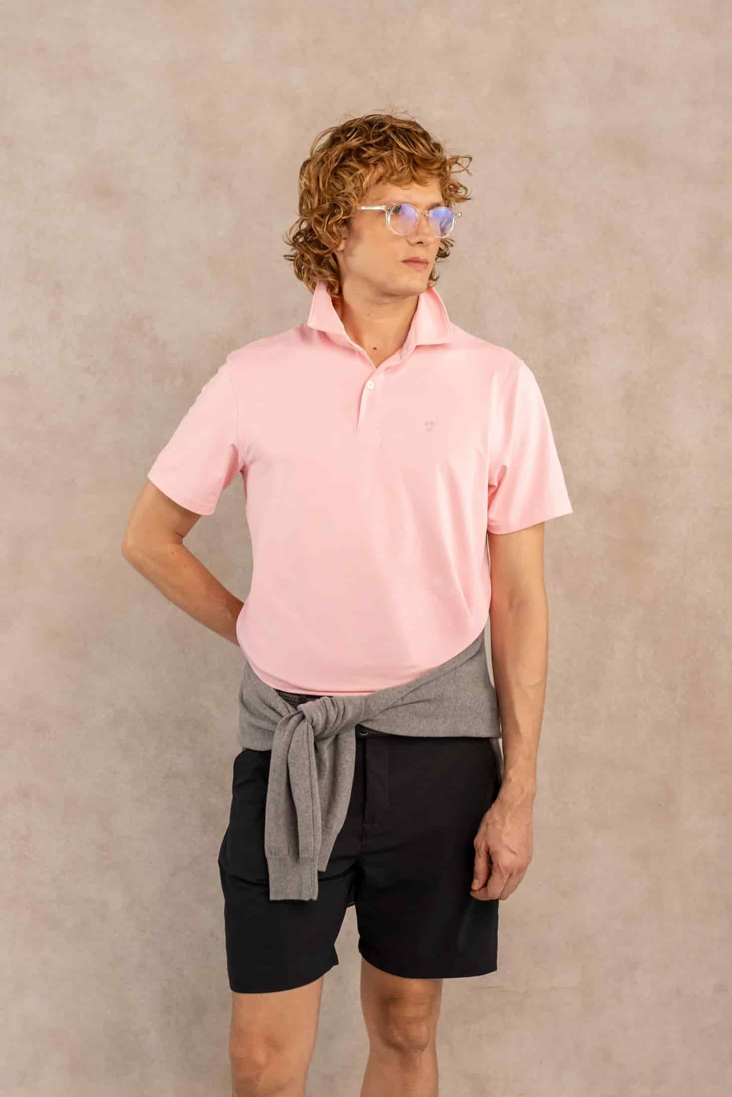 Polo Performance Antiarrugas Peach - miniatura 1