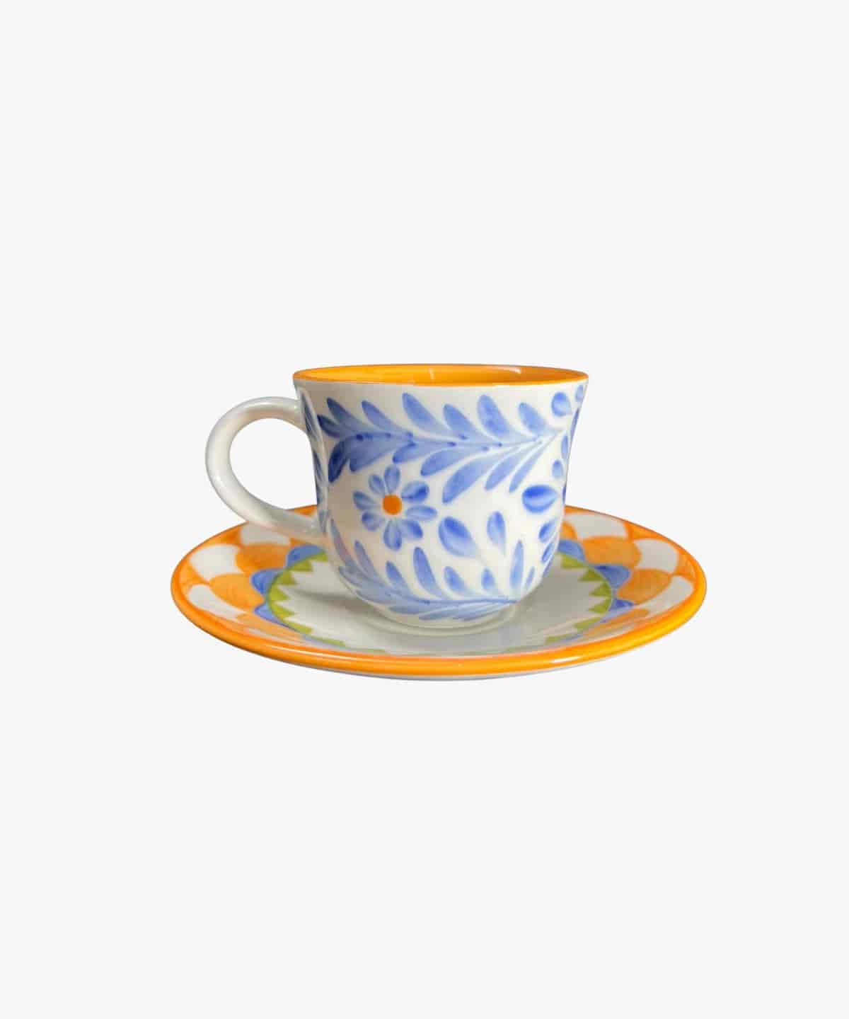 Le Fleur Coffee Cup and O Sole Mio Saucer - miniatura 1