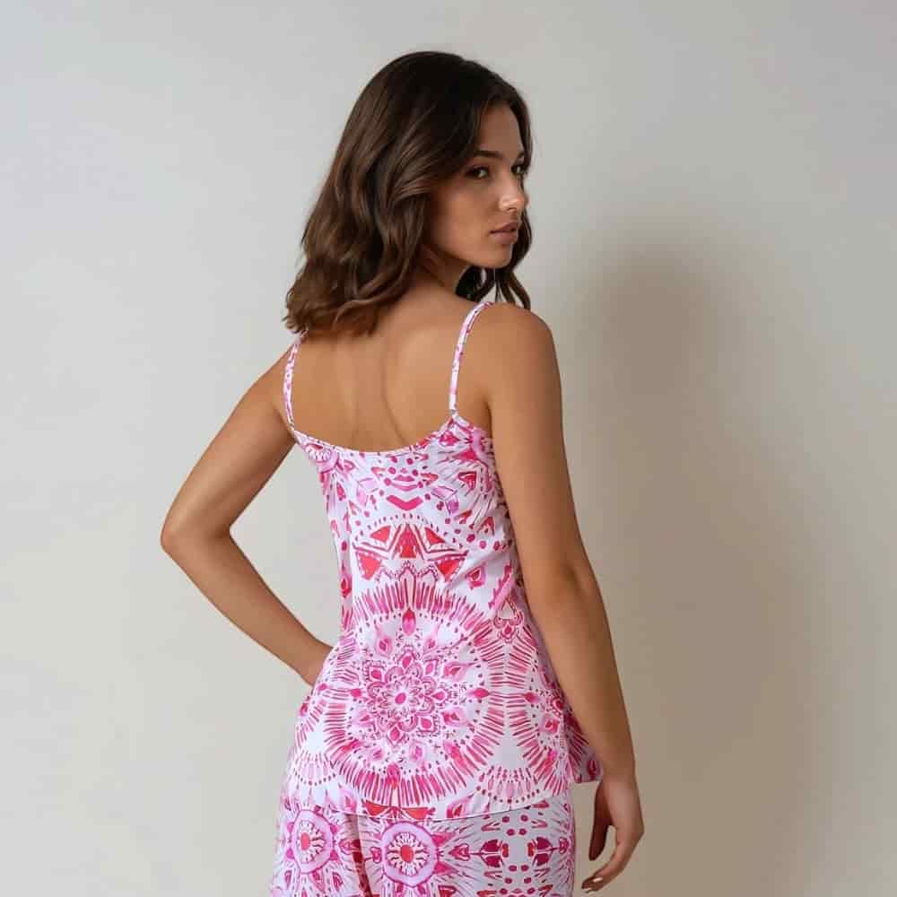 Camisa Tiras Estampado Hena. - miniatura 3