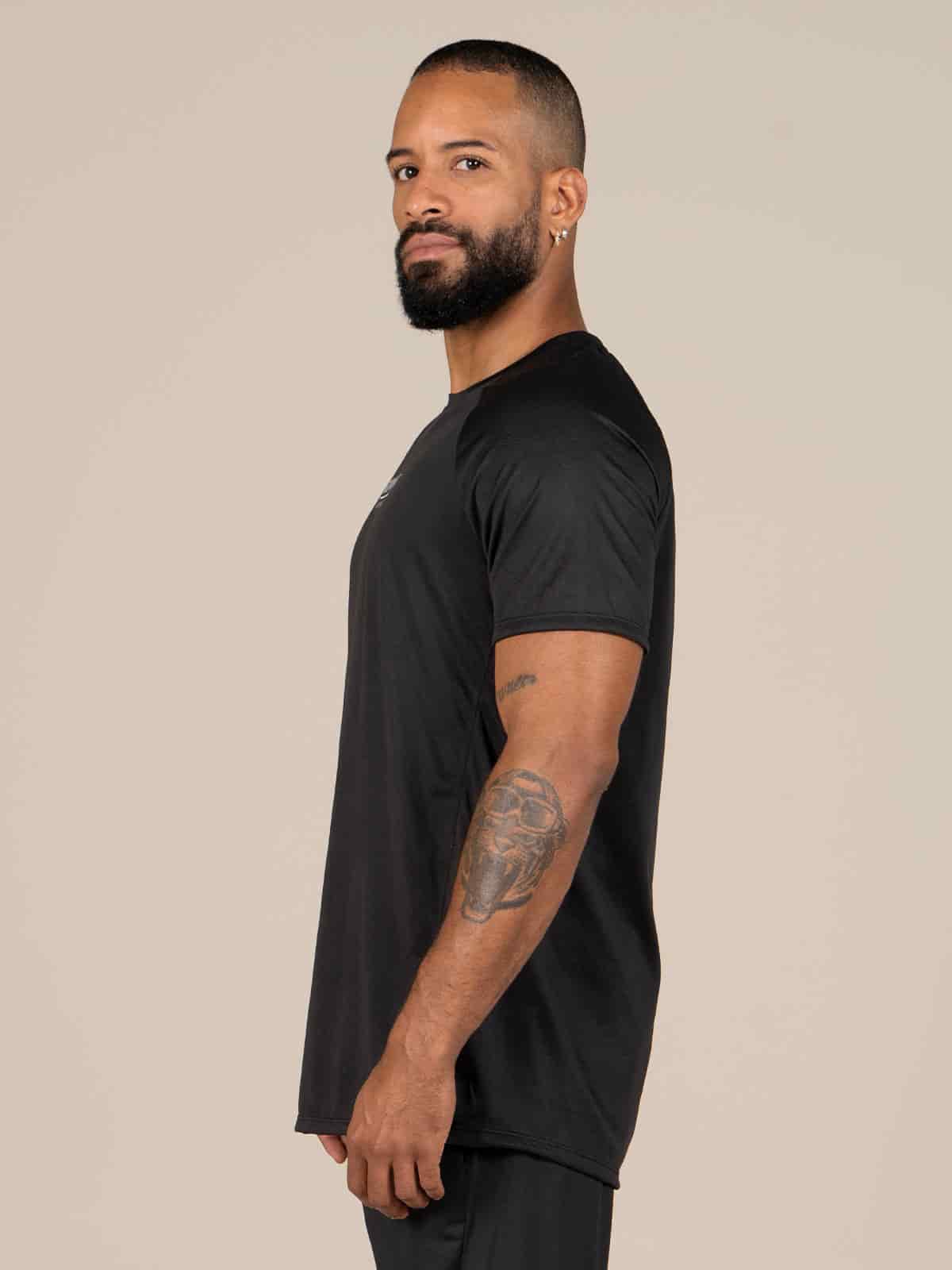 camiseta hombre active berlin negra - miniatura 2