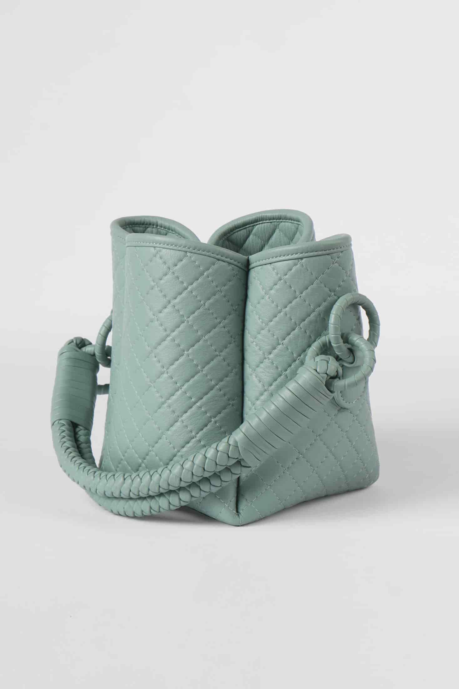 Tulip Mini Bucket Bag, Aqua - miniatura 3