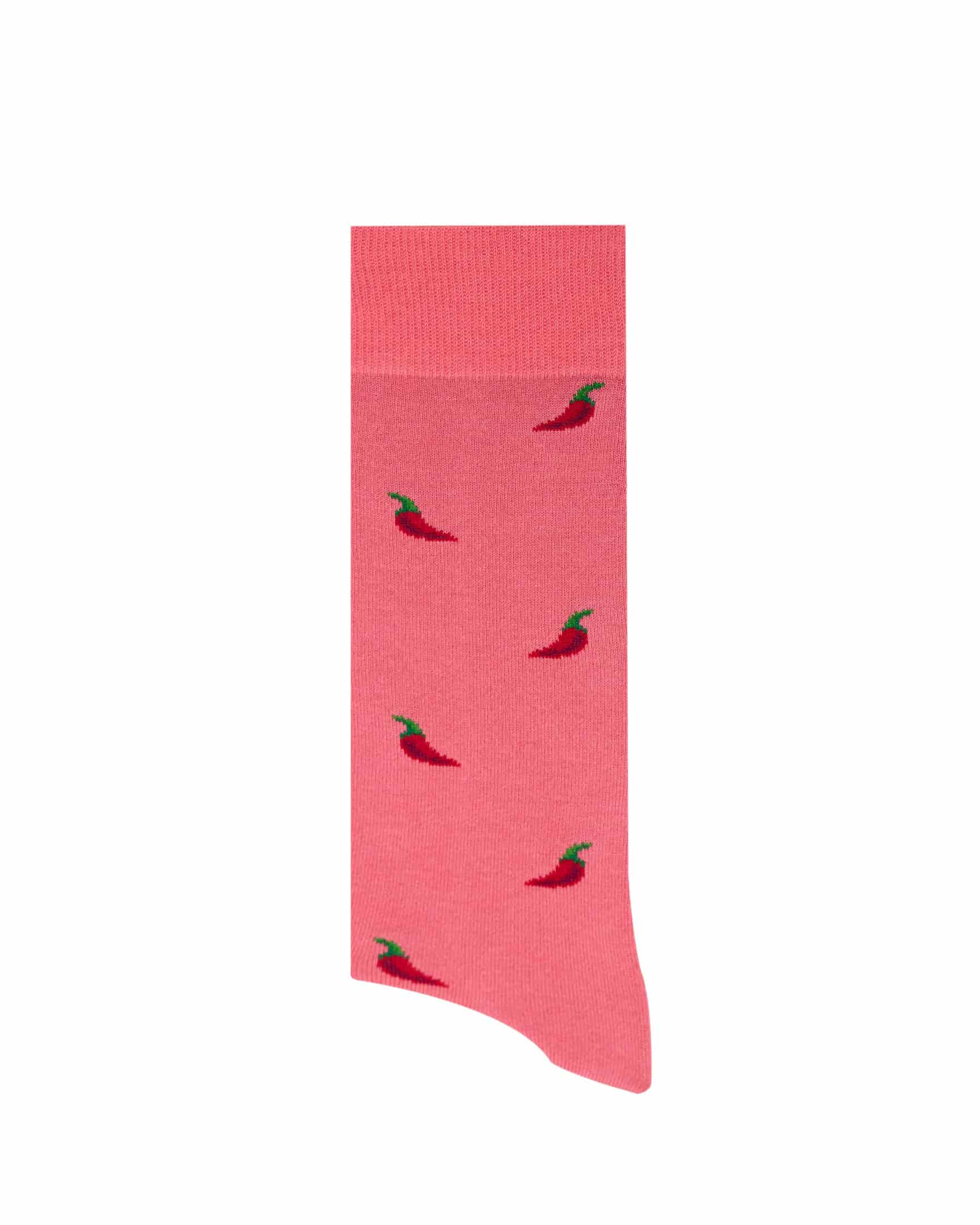 Medias Lazo Rosadas con Chiles - miniatura 2