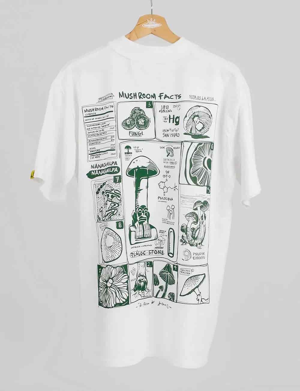 Camiseta Oversize Micelio crudo Unisex - miniatura 7