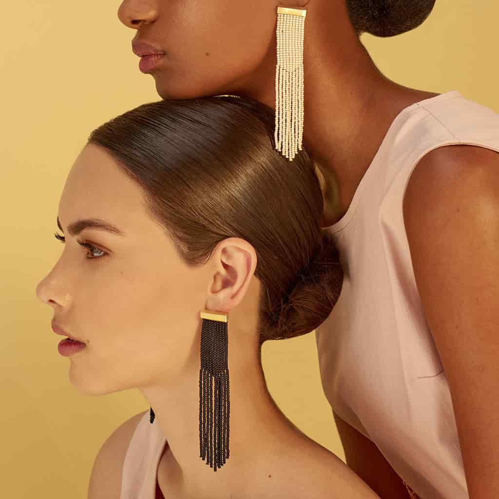 Nubia Earrings Black - miniatura 2