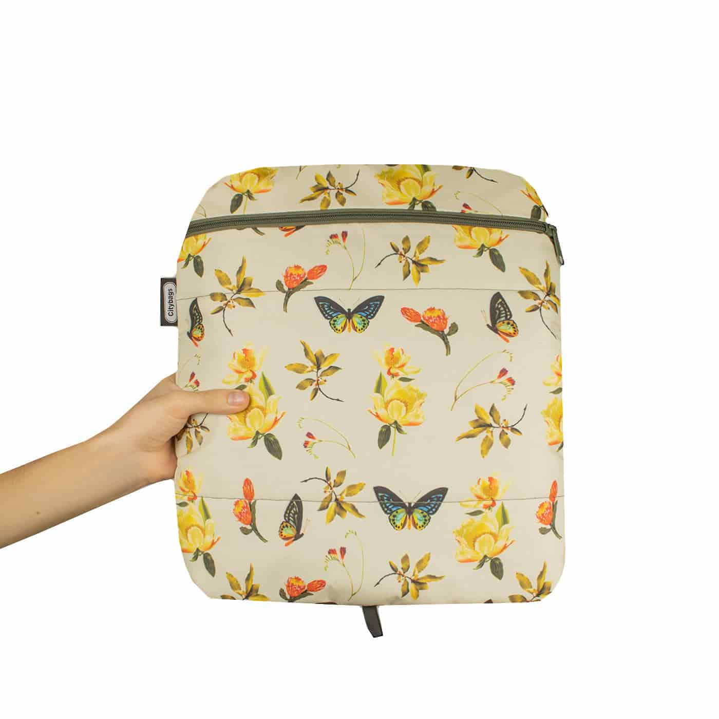 Morral Cabina Tapa Ultra Citybags Estampado Natural - miniatura 2