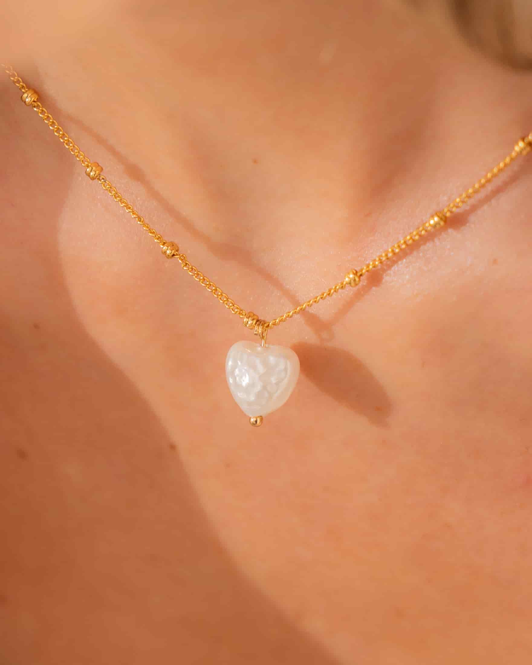 Collar Corazón Perla - miniatura 1