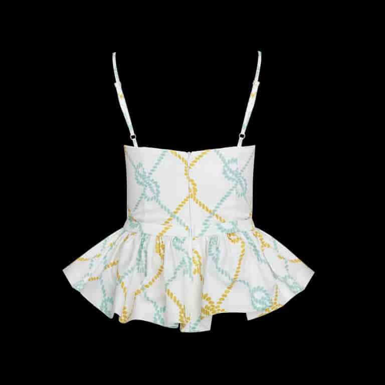 Camille Peplum Top - miniatura 2