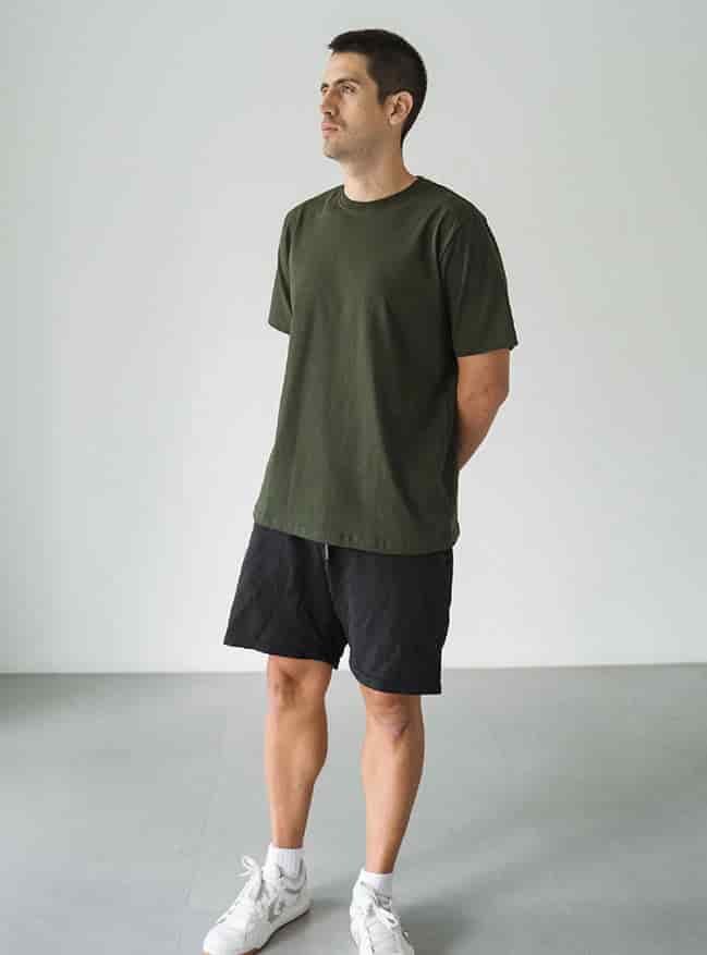 Camiseta Hombre Regular Fit - Militar - miniatura 1