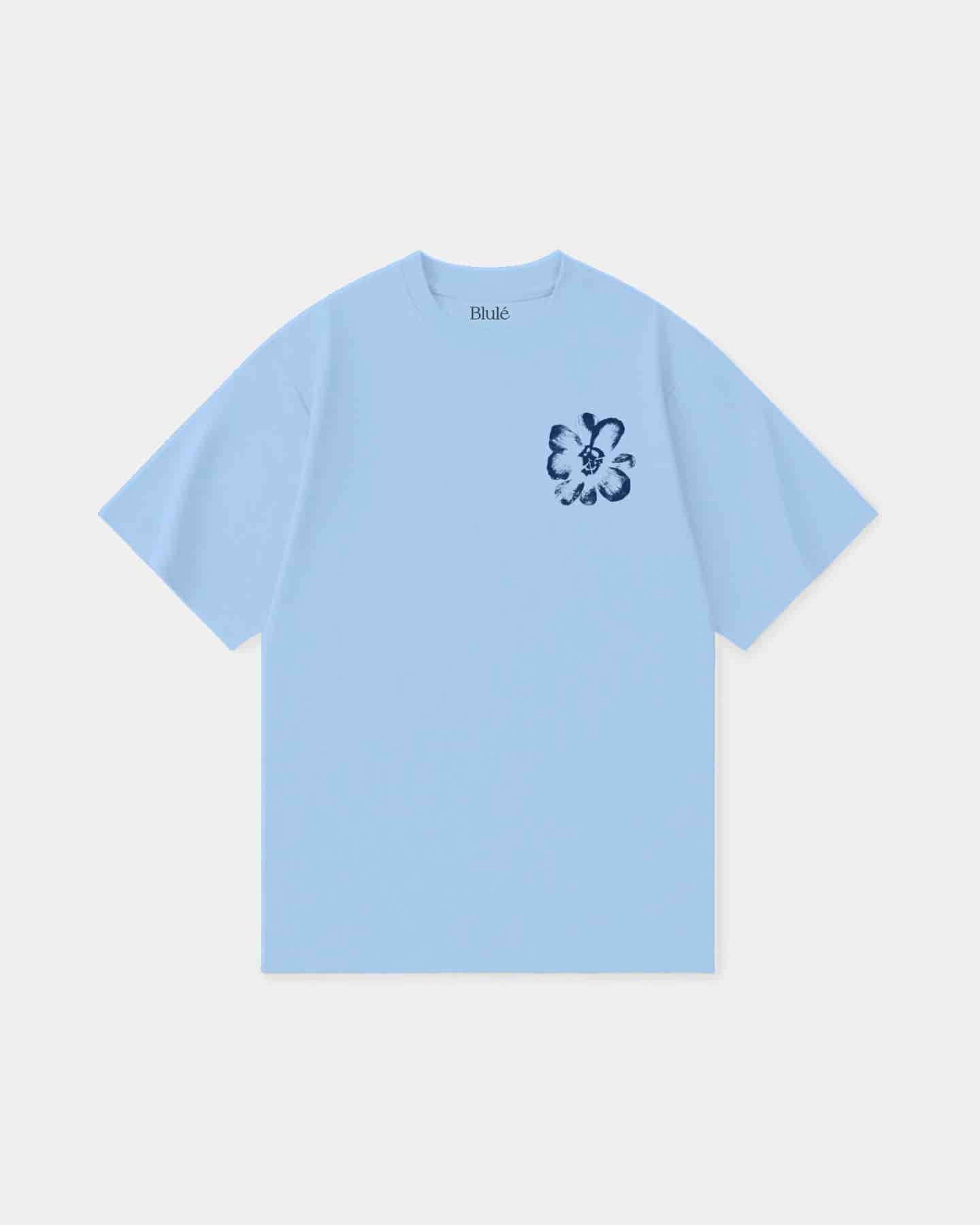Oversized T Shirt Iridescence Sky Blue - miniatura 4
