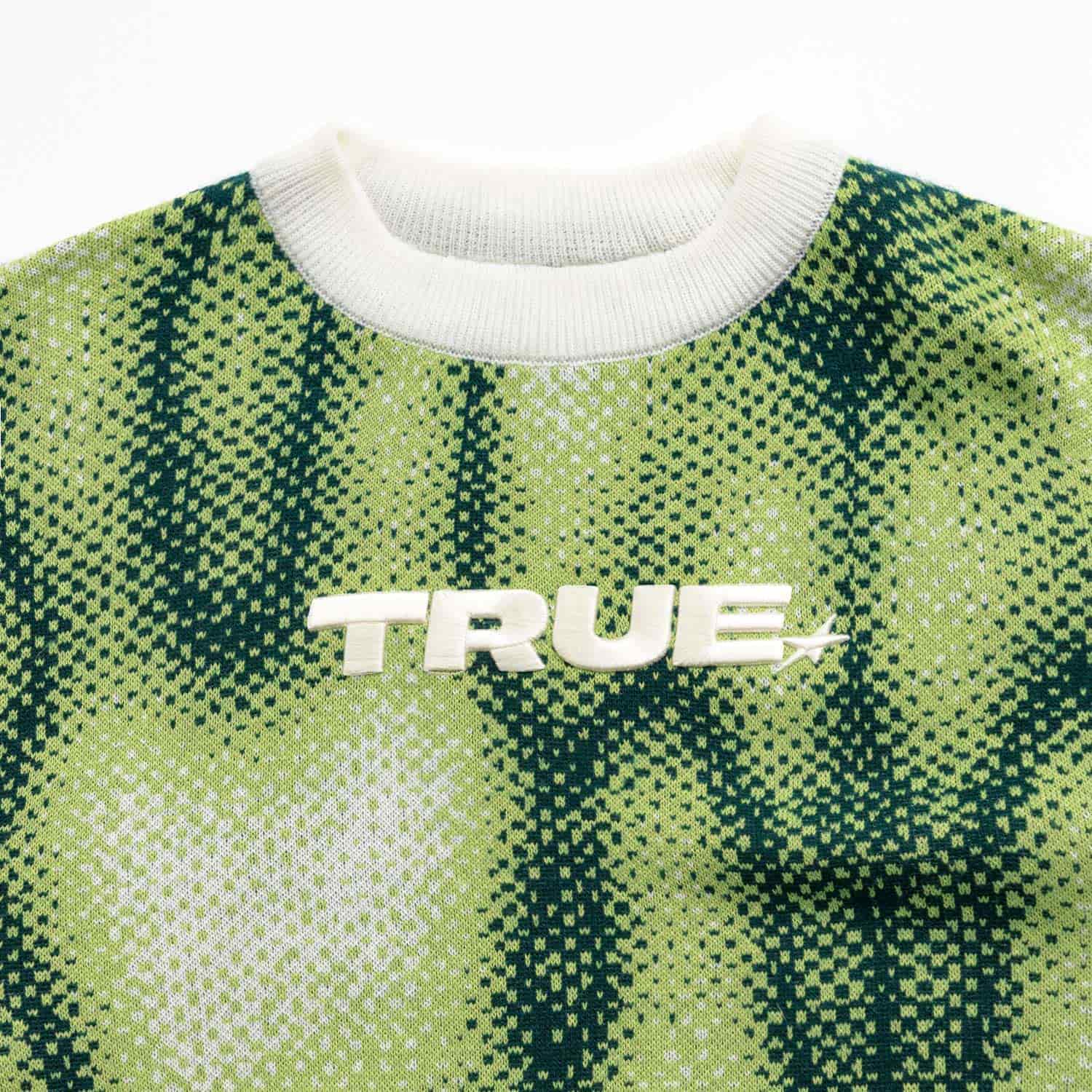 Blurred Knit Pullover - Green - miniatura 4