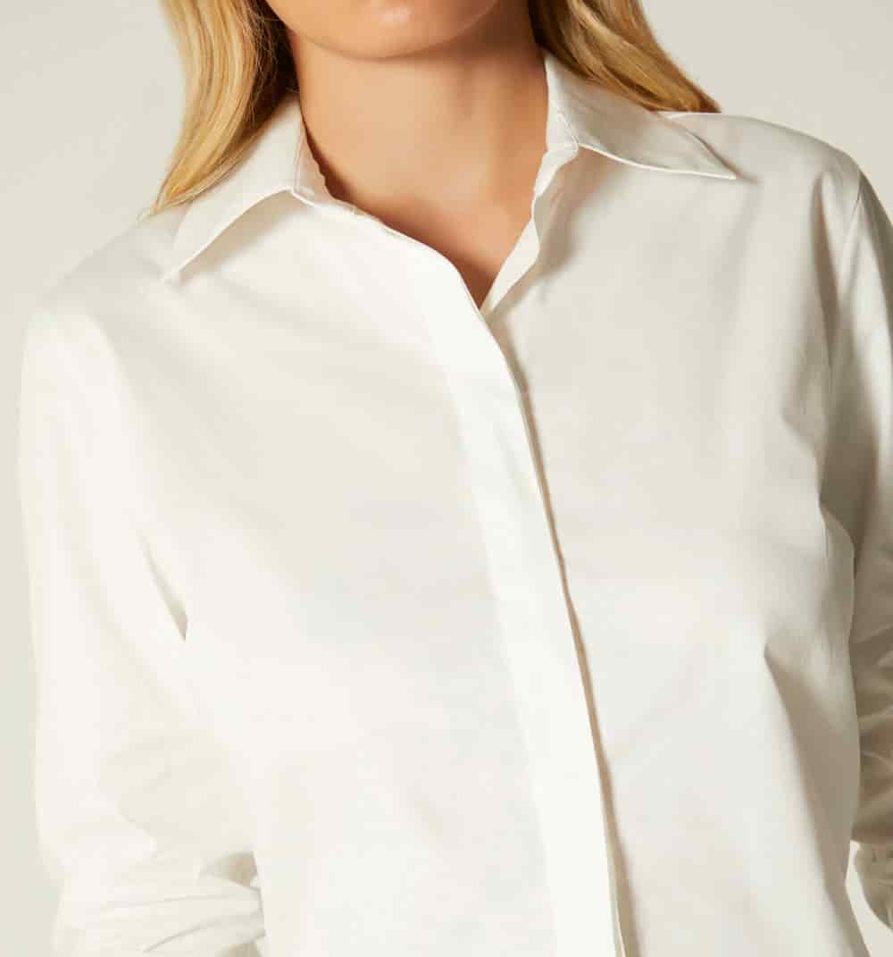 Blusa camisera corta manga 3/4 - miniatura 3