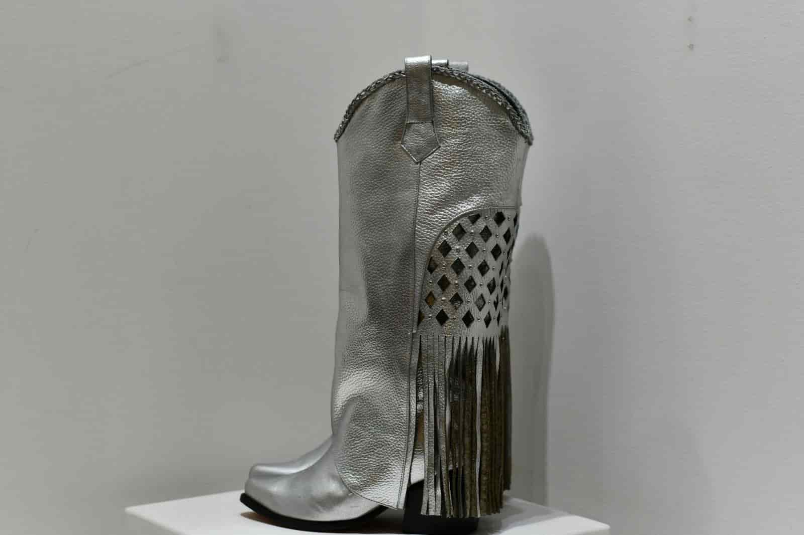 Bota Clau Macramé Plata - miniatura 1