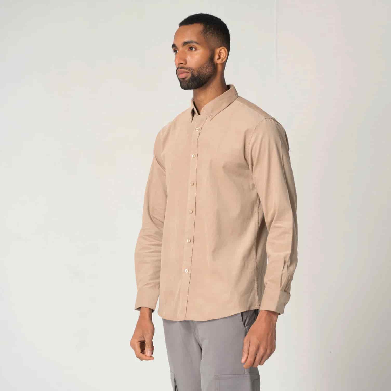 Camisa Slim Unicolor Manga Larga Ford - miniatura 7