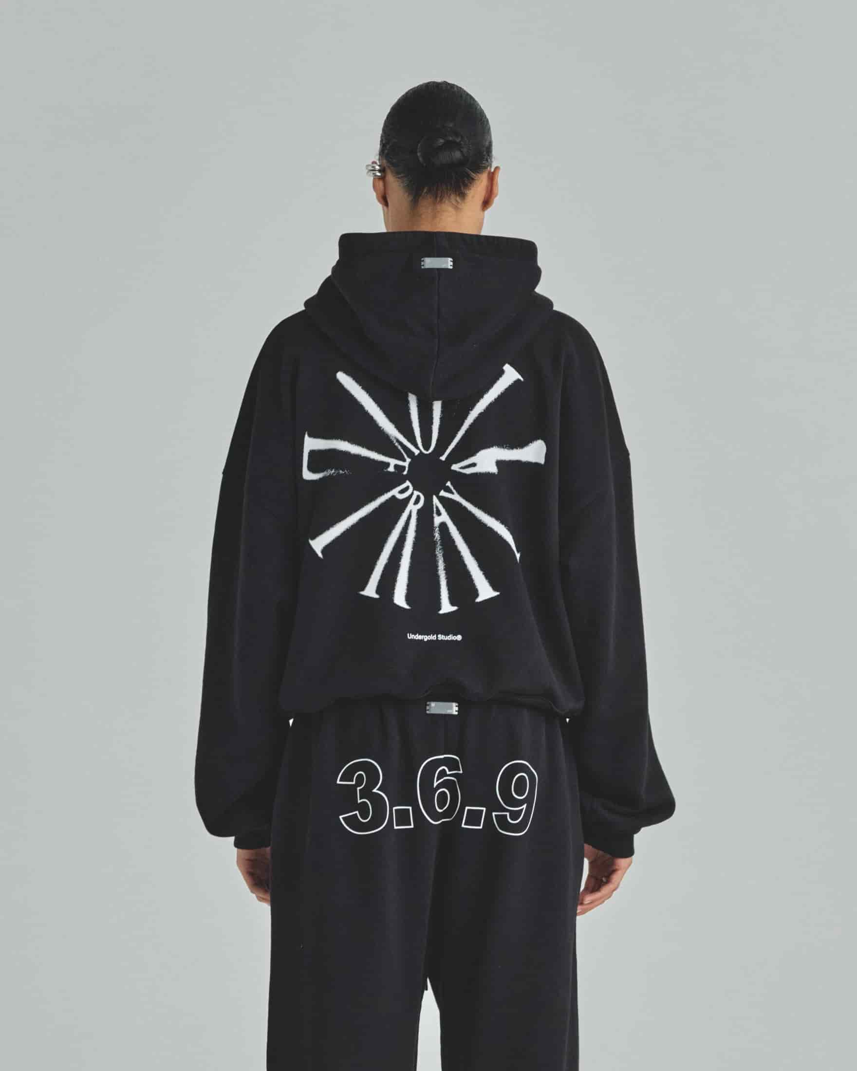 Spring Pray 4 Love Boxy Fit Hoodie Black - miniatura 6