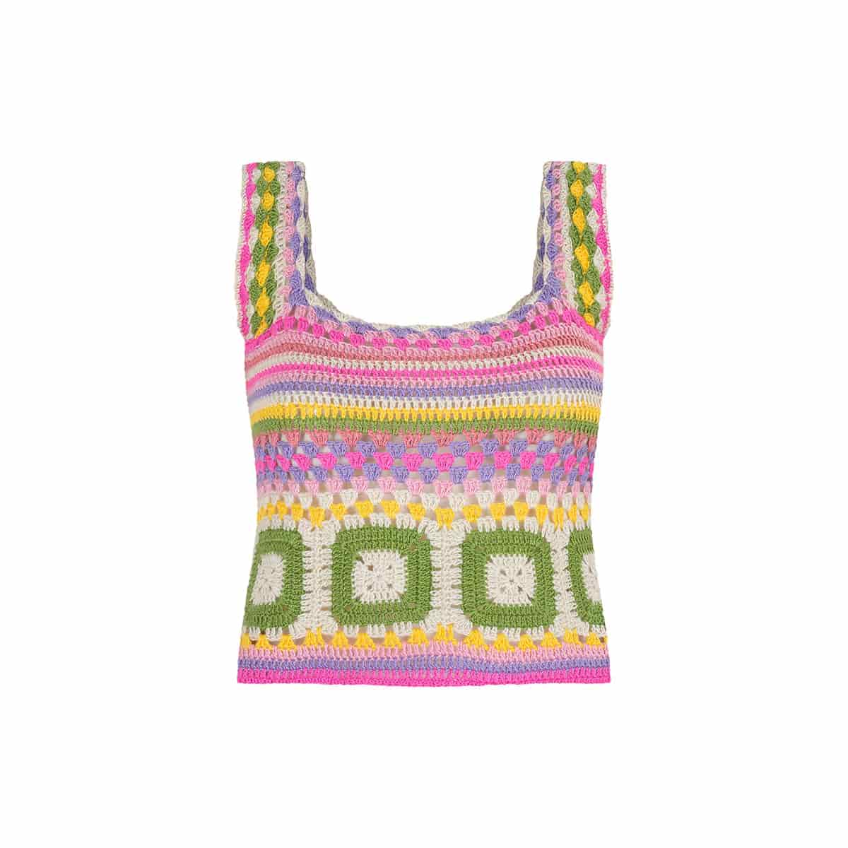 Crochet Knitted Top - Limón - miniatura 1