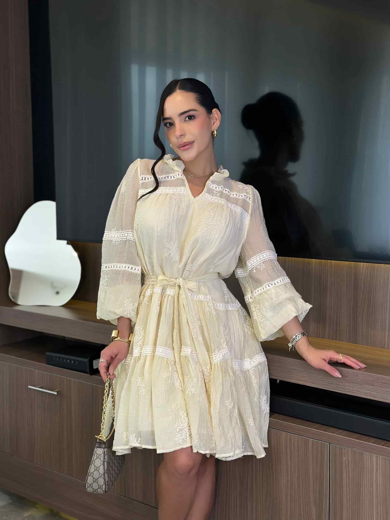 VESTIDO ALMA AMAILLO - miniatura 4