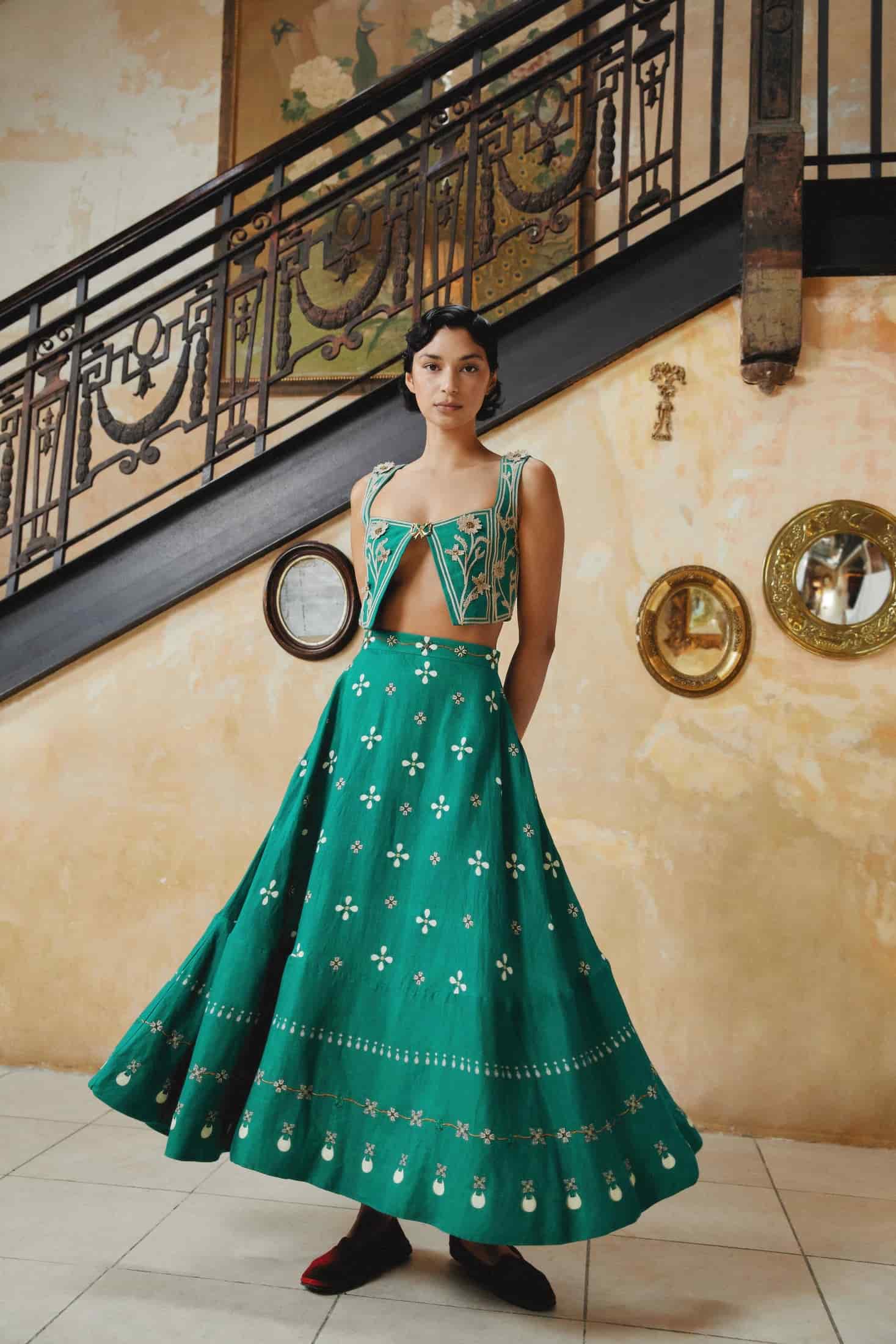 Bel Mar Esmeralda Maxi Skirt - miniatura 2