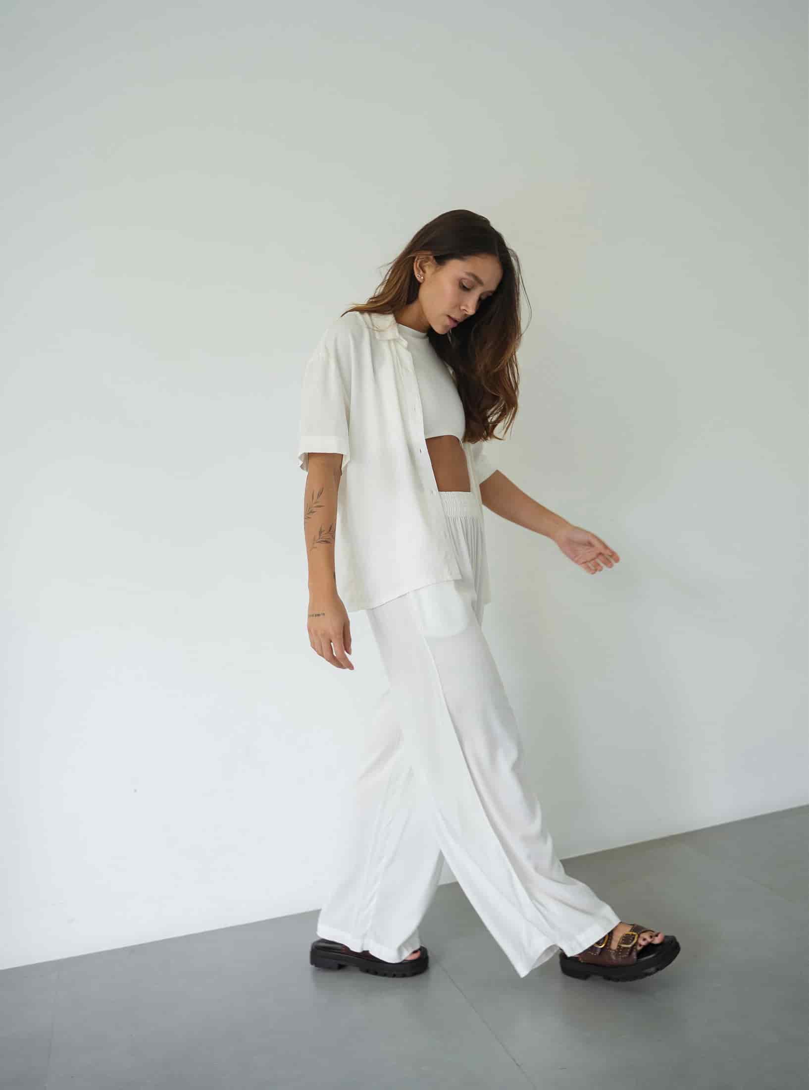 Set Breezy Creamy Palazzo - miniatura 3