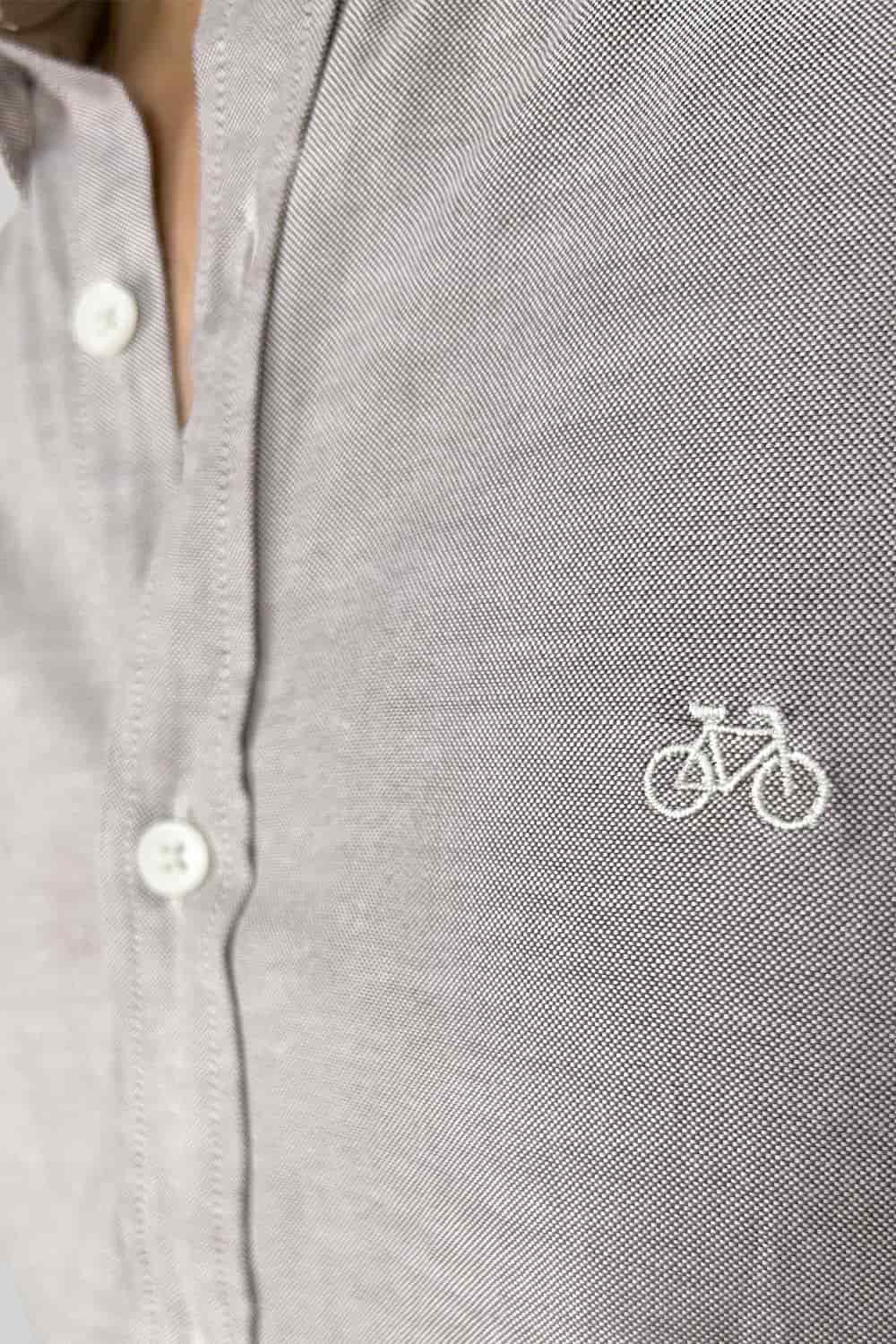 CAMISA OXFORD DOTTED GREEN - miniatura 3