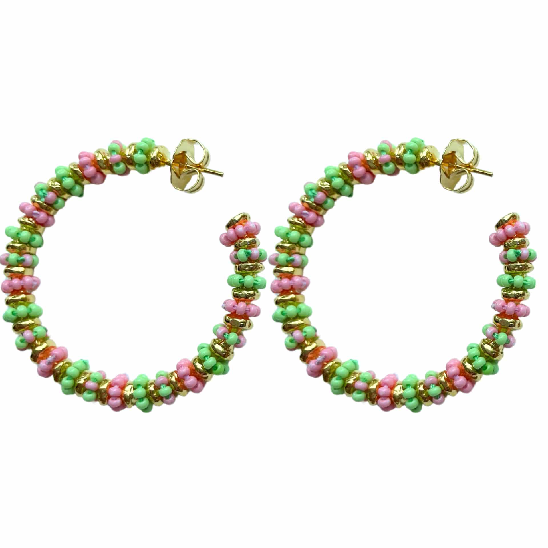 Formation Beaded Maxi Hoops - miniatura 9