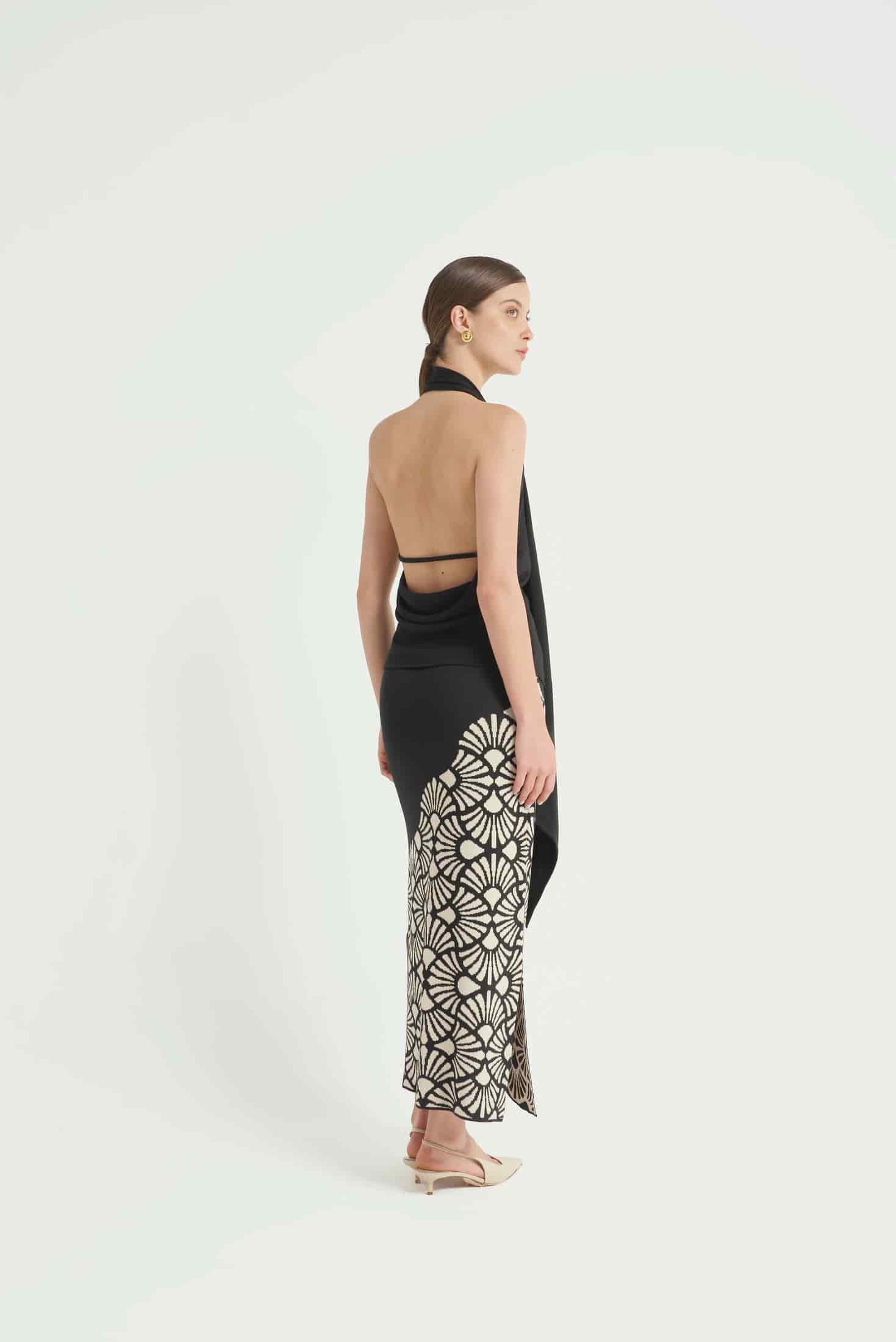 Falda Venus Negro-Beige - miniatura 2