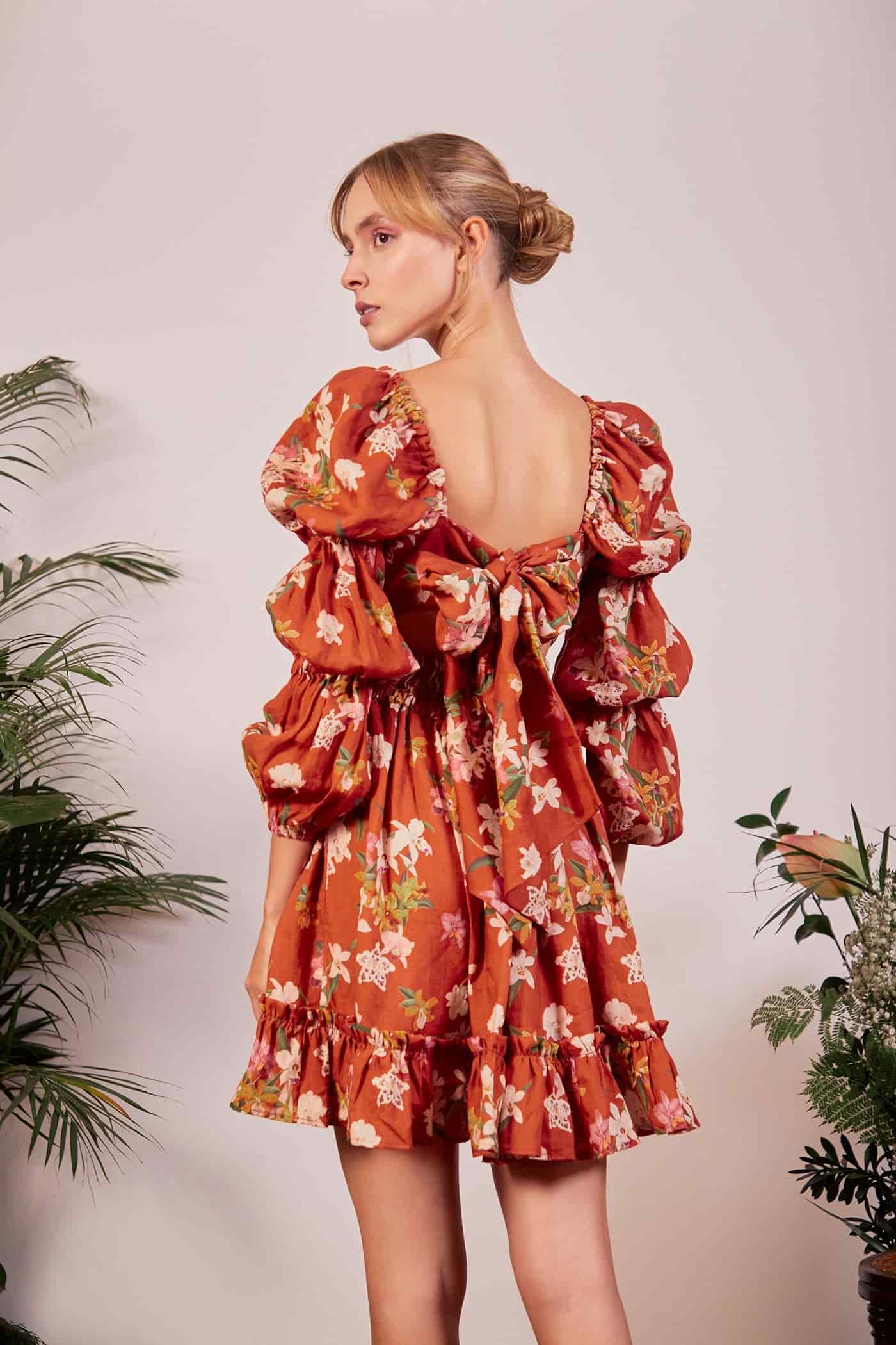 Caléndula Amore Mini Dress - miniatura 3