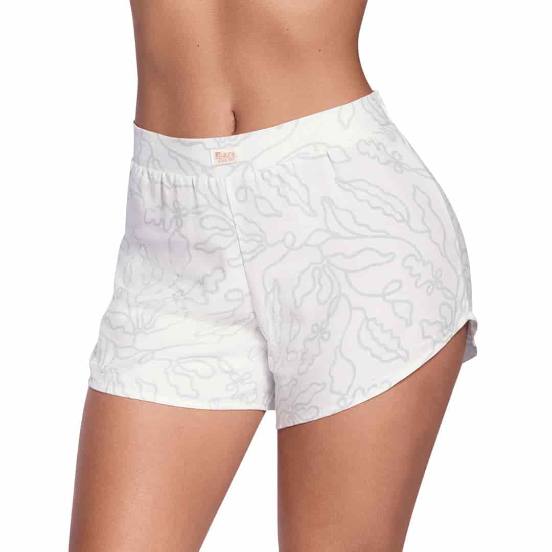 SHORT ELABORADA EN TEJIDO PLANO - miniatura 2