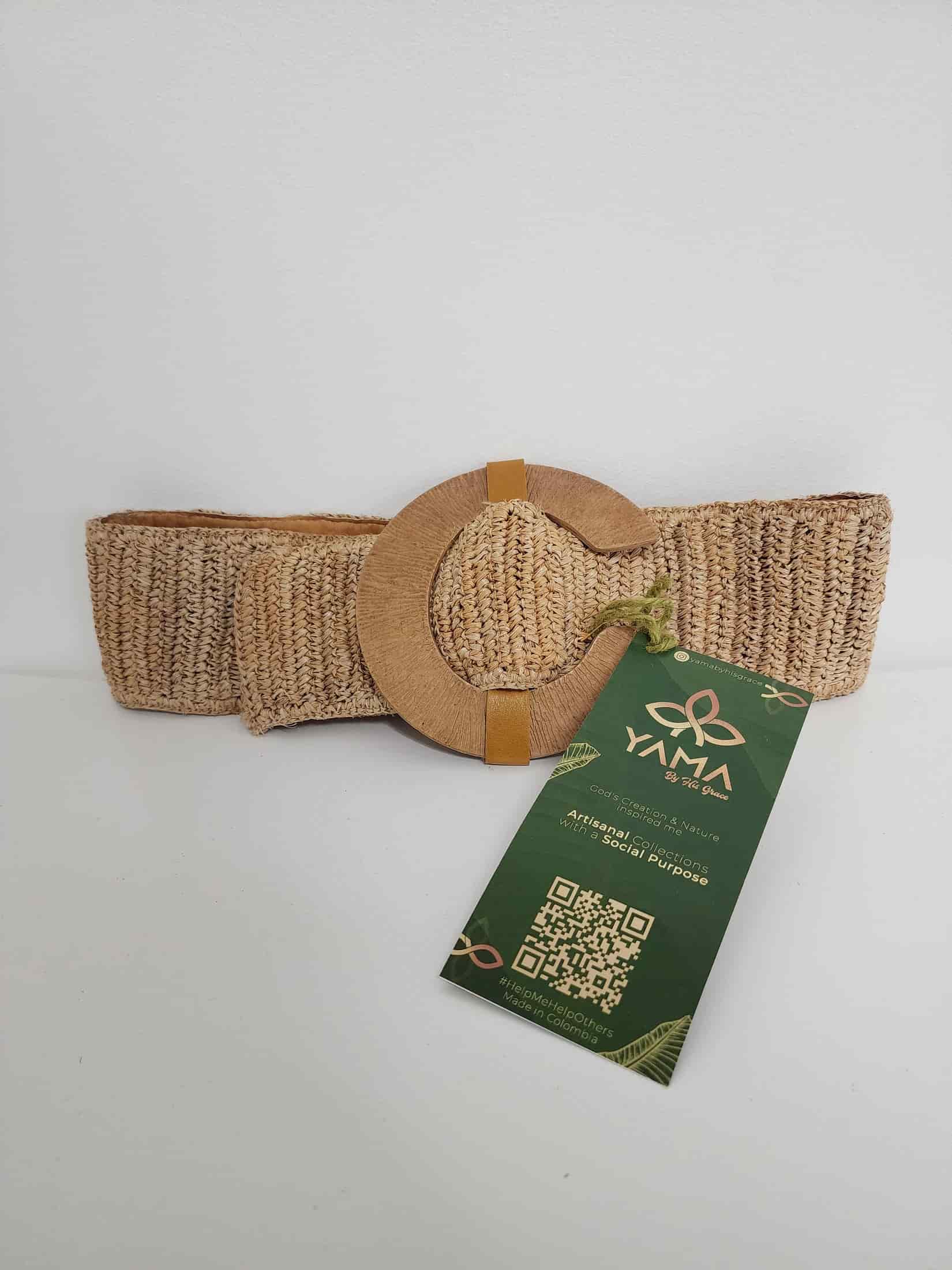 Natural Fiber Wood Belt - miniatura 2