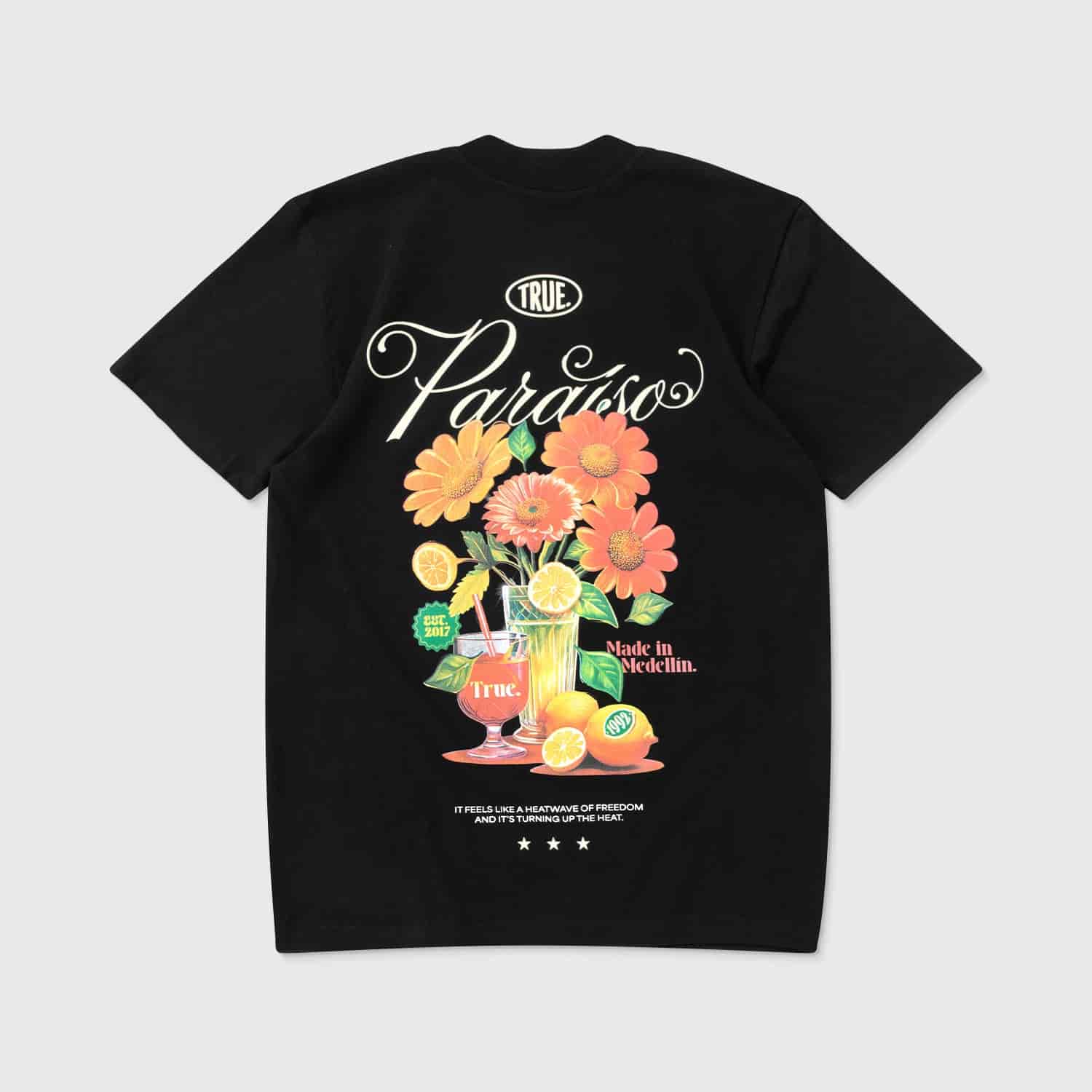 Paraíso Regular T-Shirt - Black - miniatura 1
