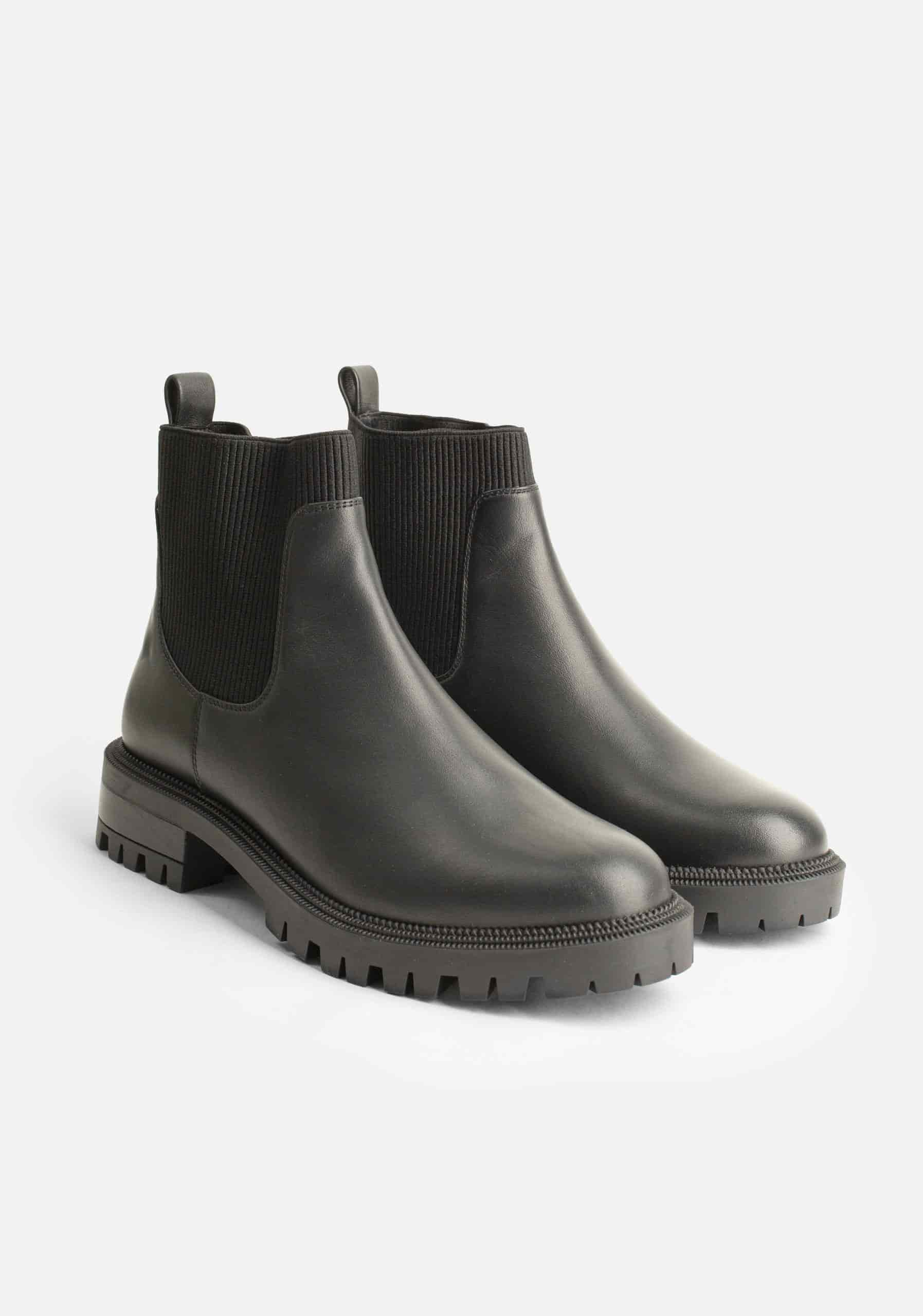Botas Chelsea Mujer Negro - miniatura 4