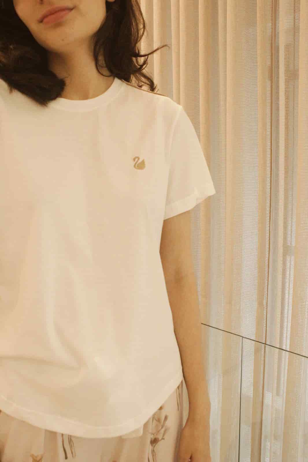 T-SHIRT MINT IVORY/BEIGE - miniatura 2
