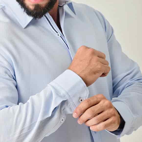 CAMISA ML 100% ALGODON HOMBRE - miniatura 33
