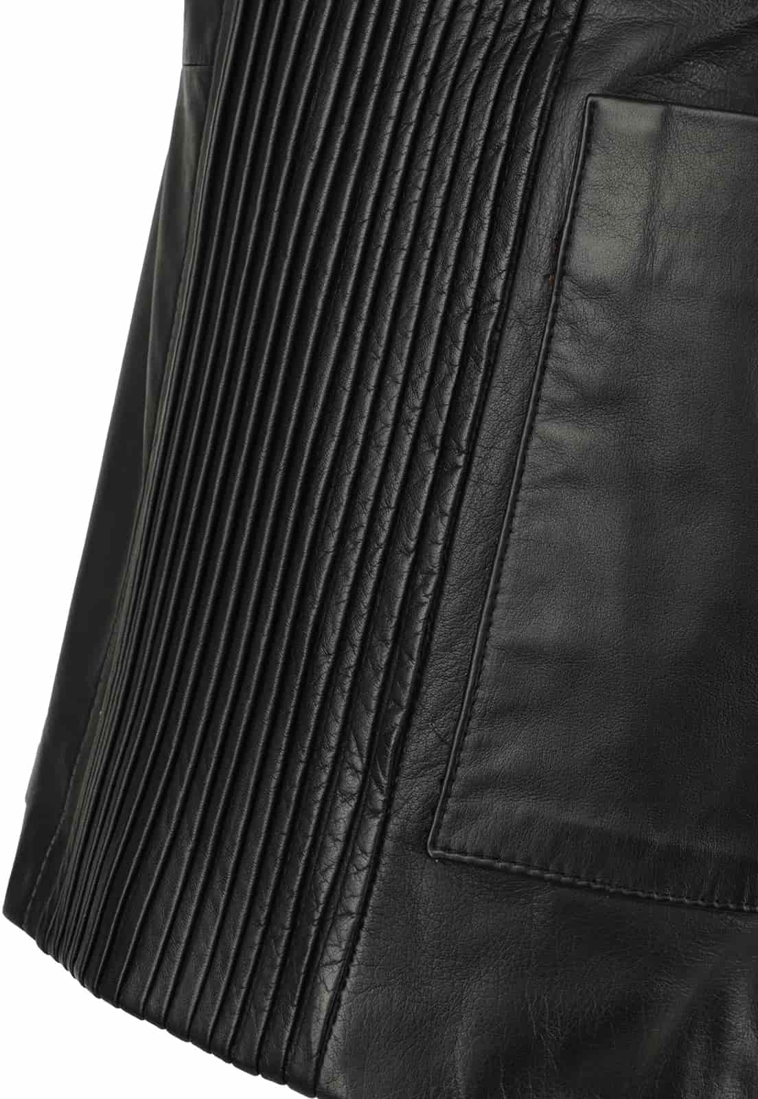 FURROWS LEATHER BLAZER - miniatura 8