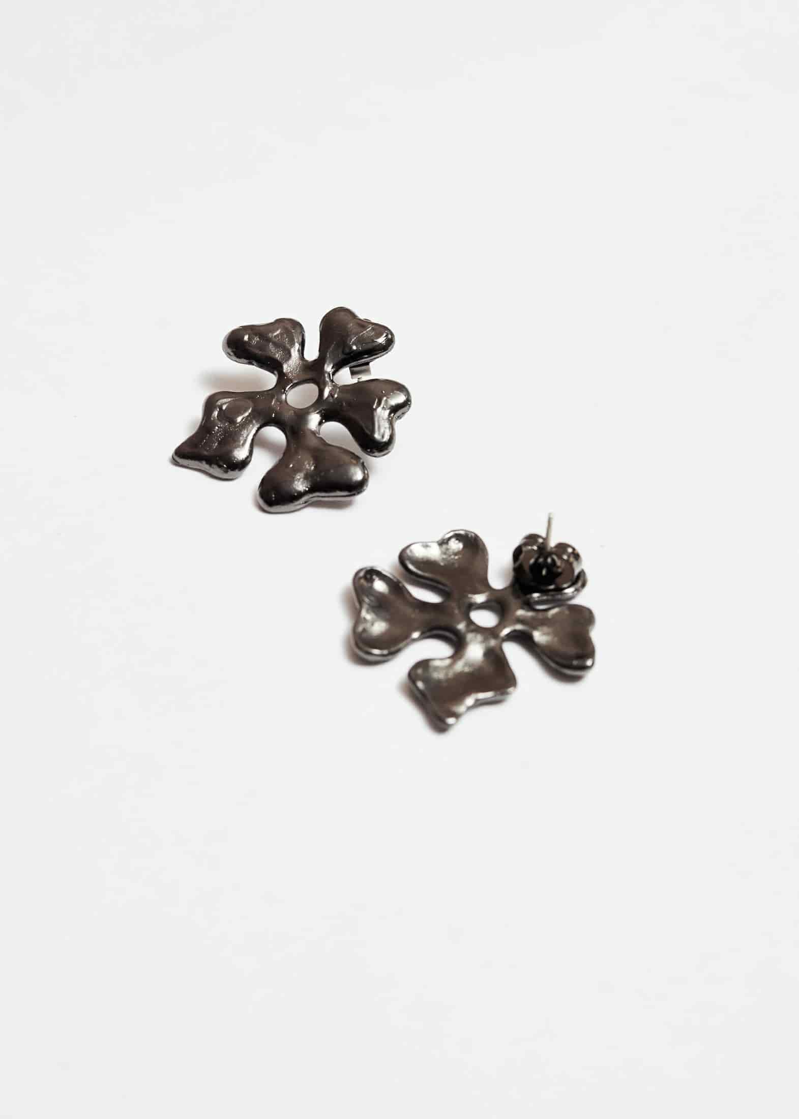 Aretes Flora Onix - miniatura 2