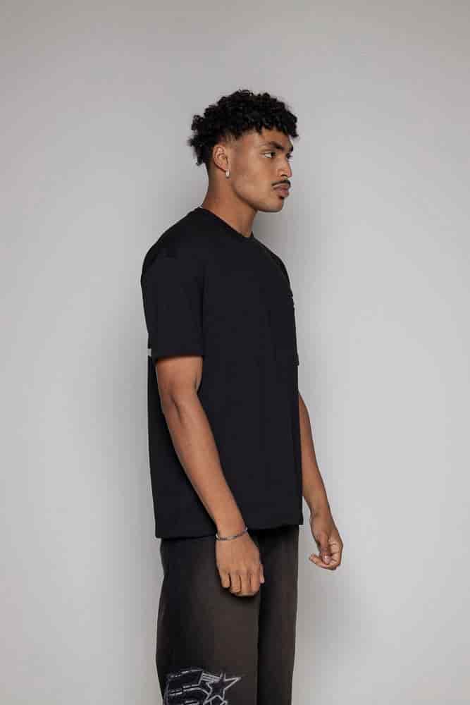 Camiseta Courage Regular-Negra - miniatura 6