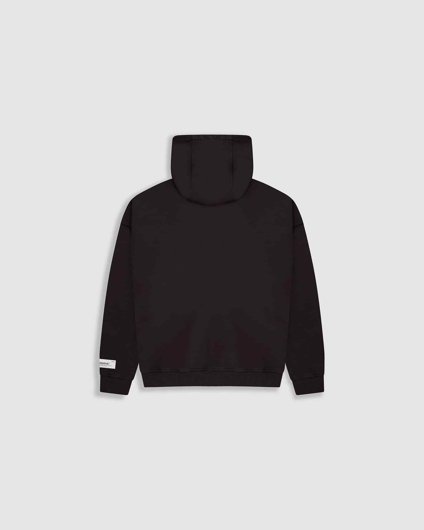 Zip Hoodie Oversized Básico V4 - Café Chocolate - miniatura 8