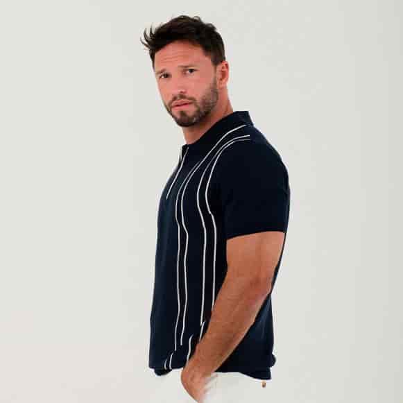 SUETER POLO MODA TEJIDO CON CORREDERA HO - miniatura 3