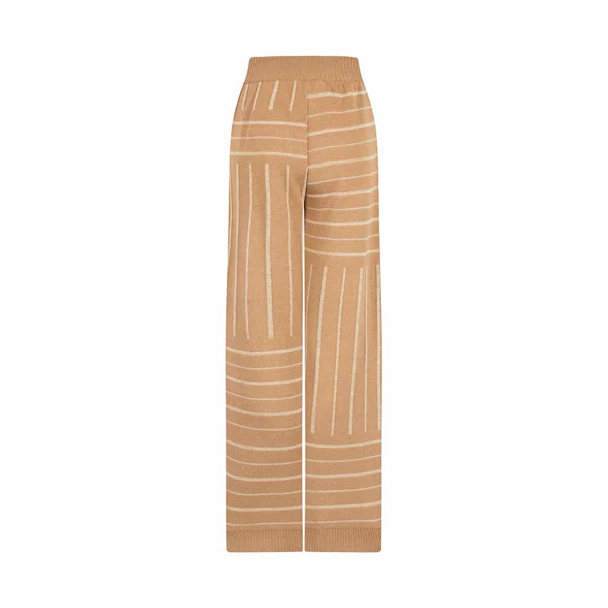 PANTALON NOBU BEIGE-DORADO - miniatura 7
