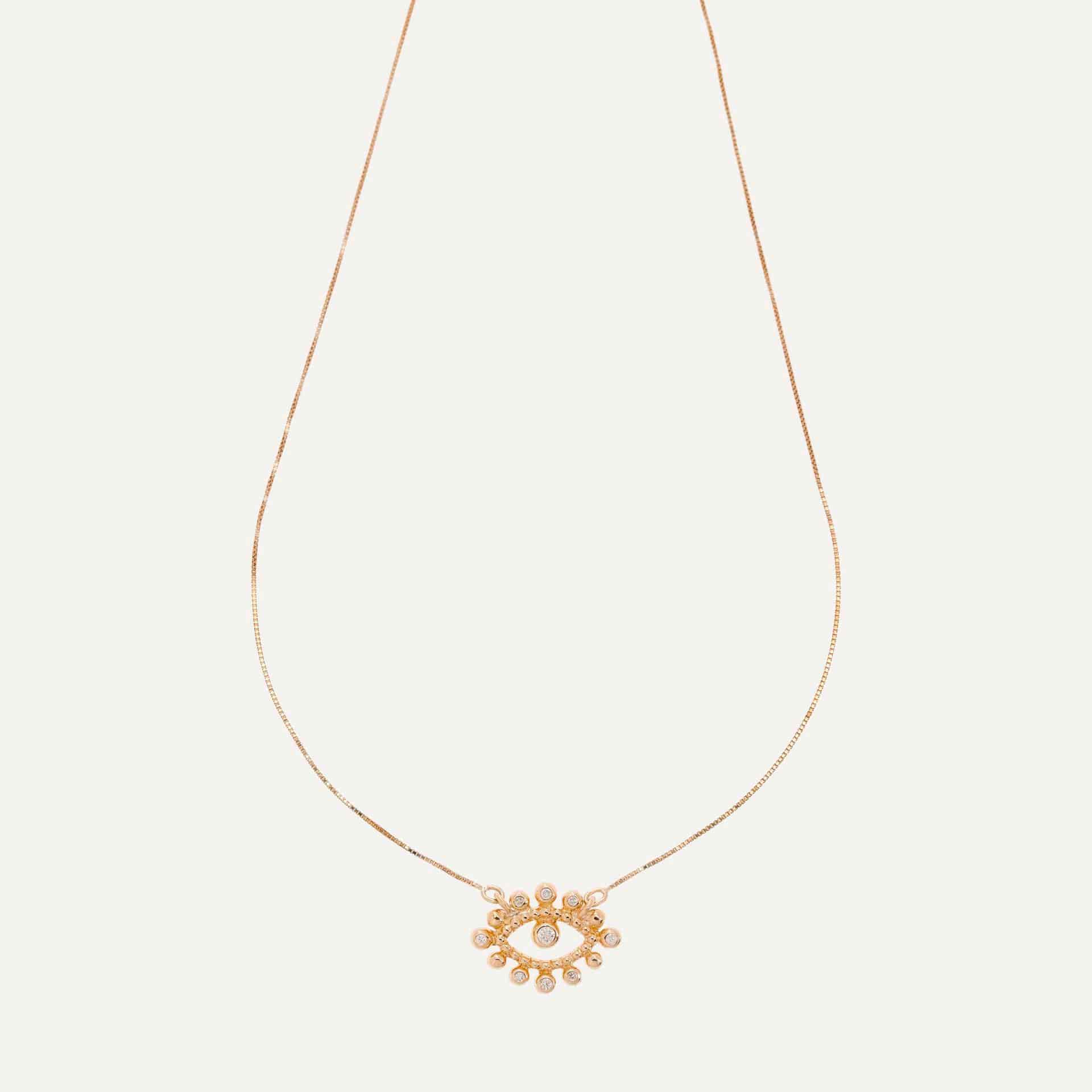 Cadena Diamond evil eye - miniatura 2