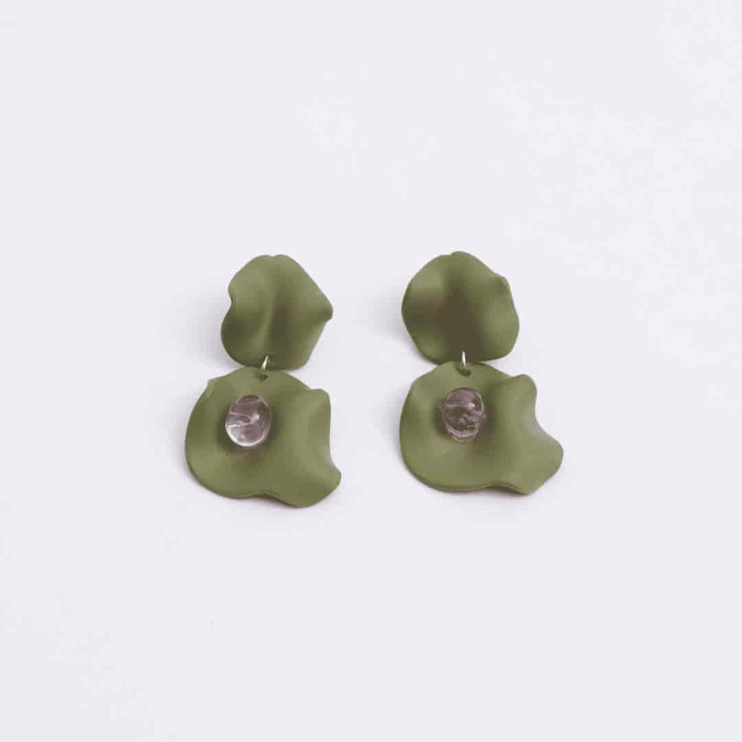 Aretes Lucié Petalo Doble - miniatura 9