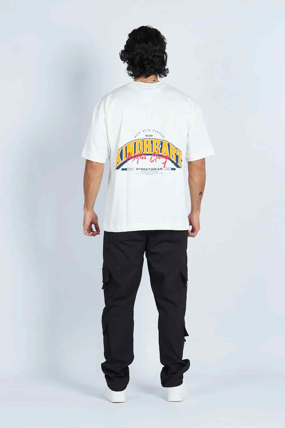 Camiseta oversize KINDHEART MARFIL| DROP 03 | - miniatura 3