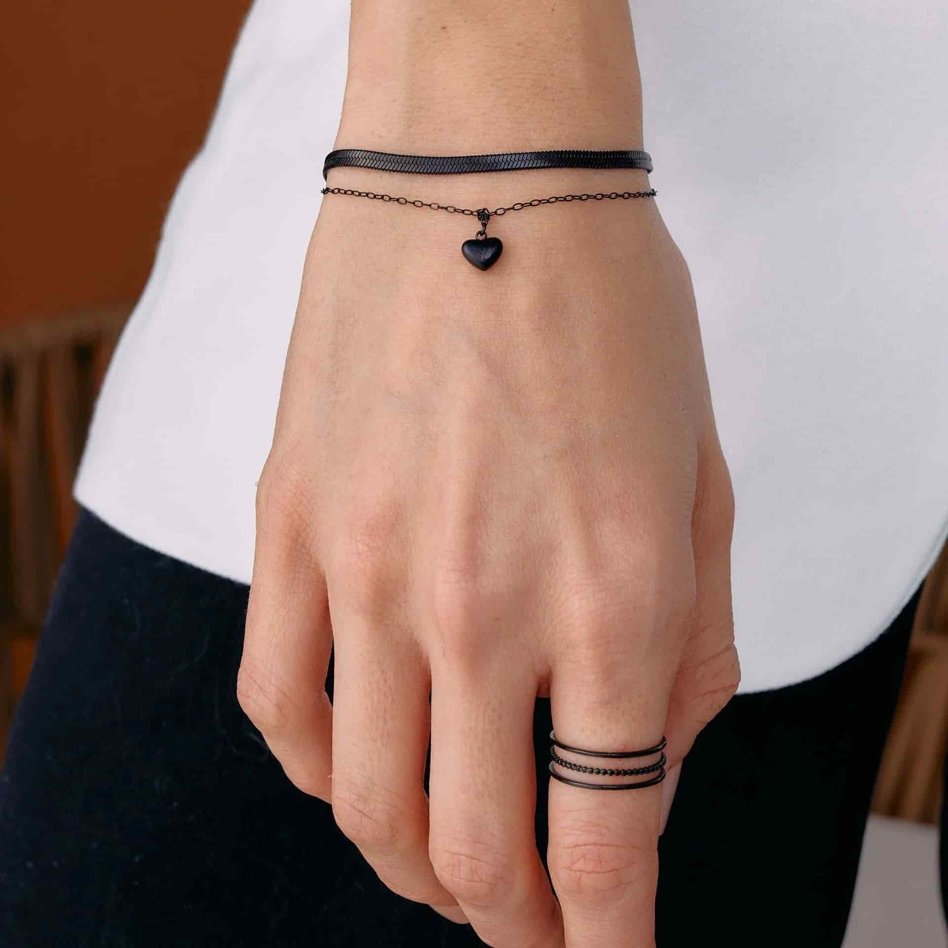 Pulsera Corazón Chunky - miniatura 3