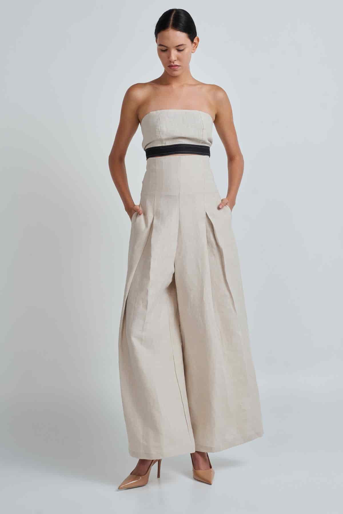 ATHINA PANTS NATURAL - miniatura 1