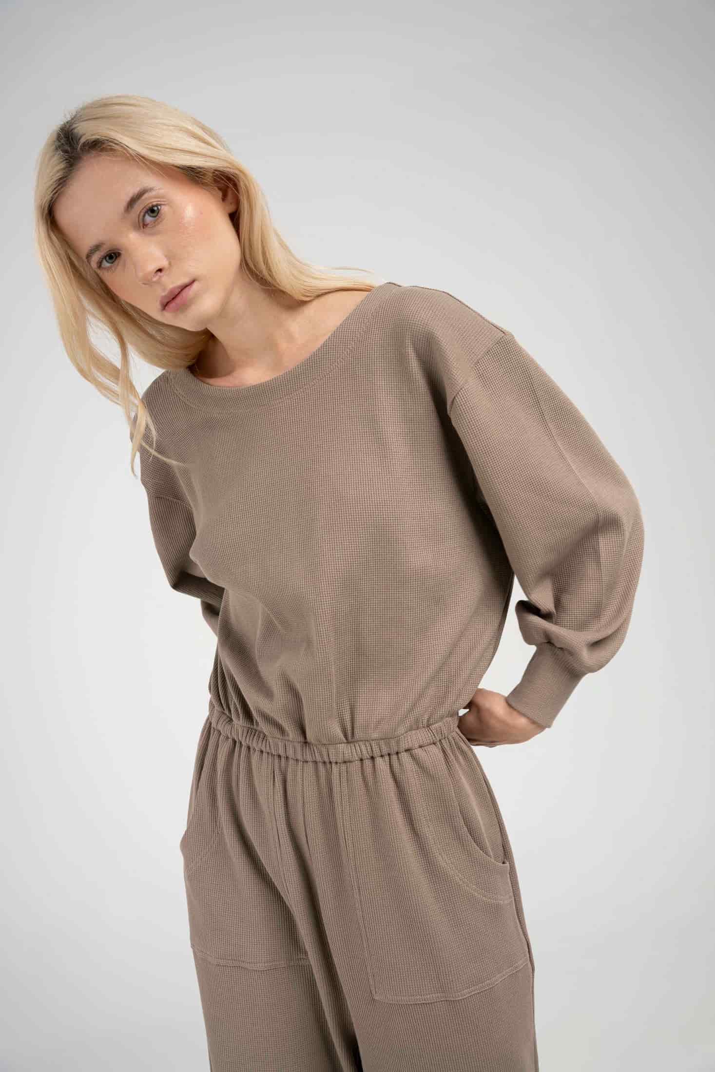 Organic Waffle Jumpsuit - miniatura 9