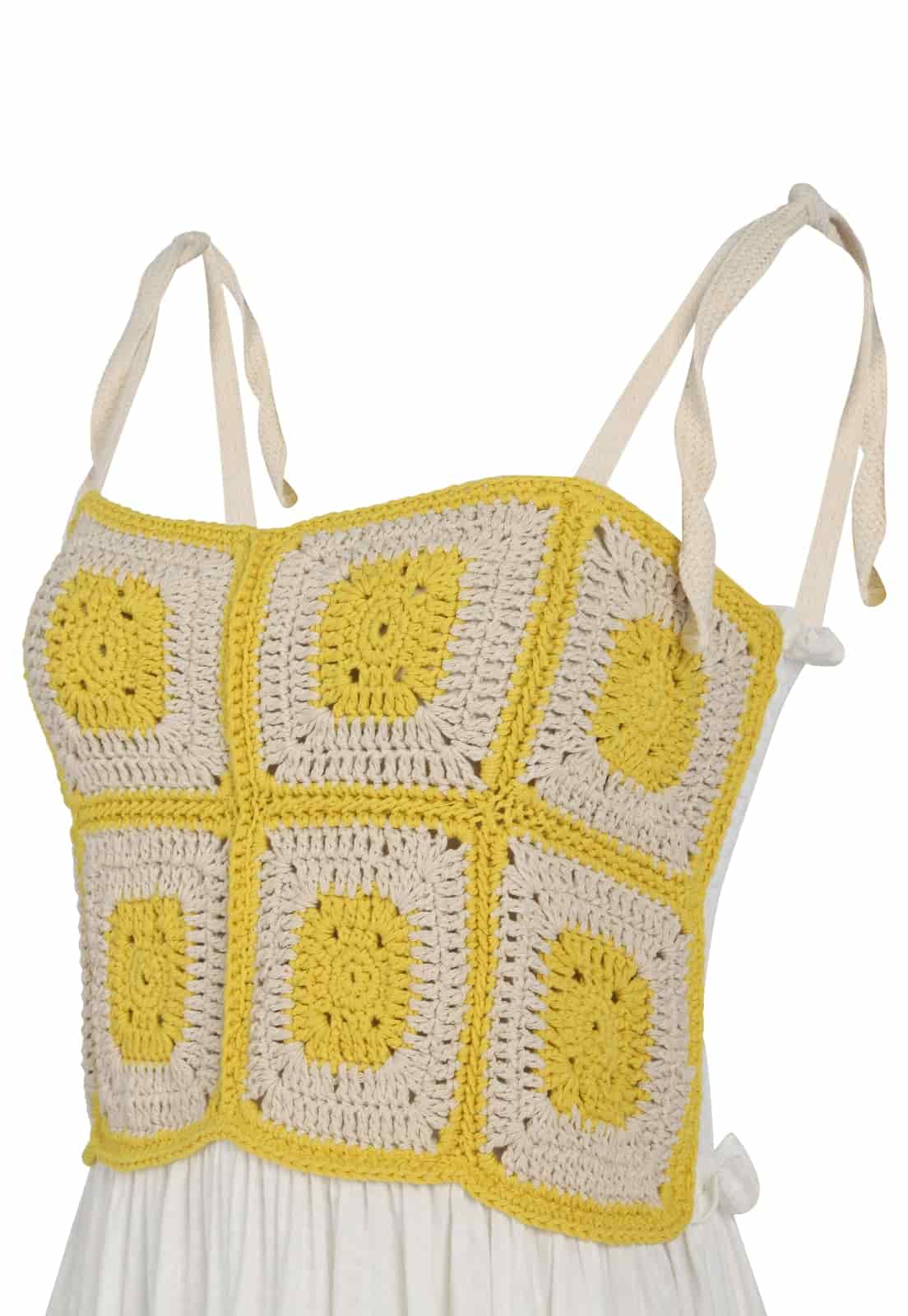 TAVALU ISLAND DRESS HANDMADE CROCHET - miniatura 4