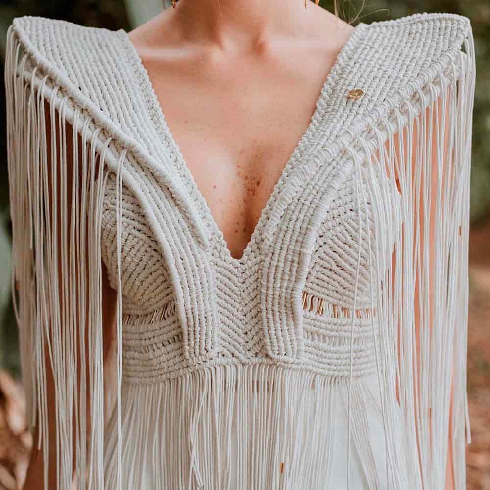 Arautus Crop Top Blanco - miniatura 2
