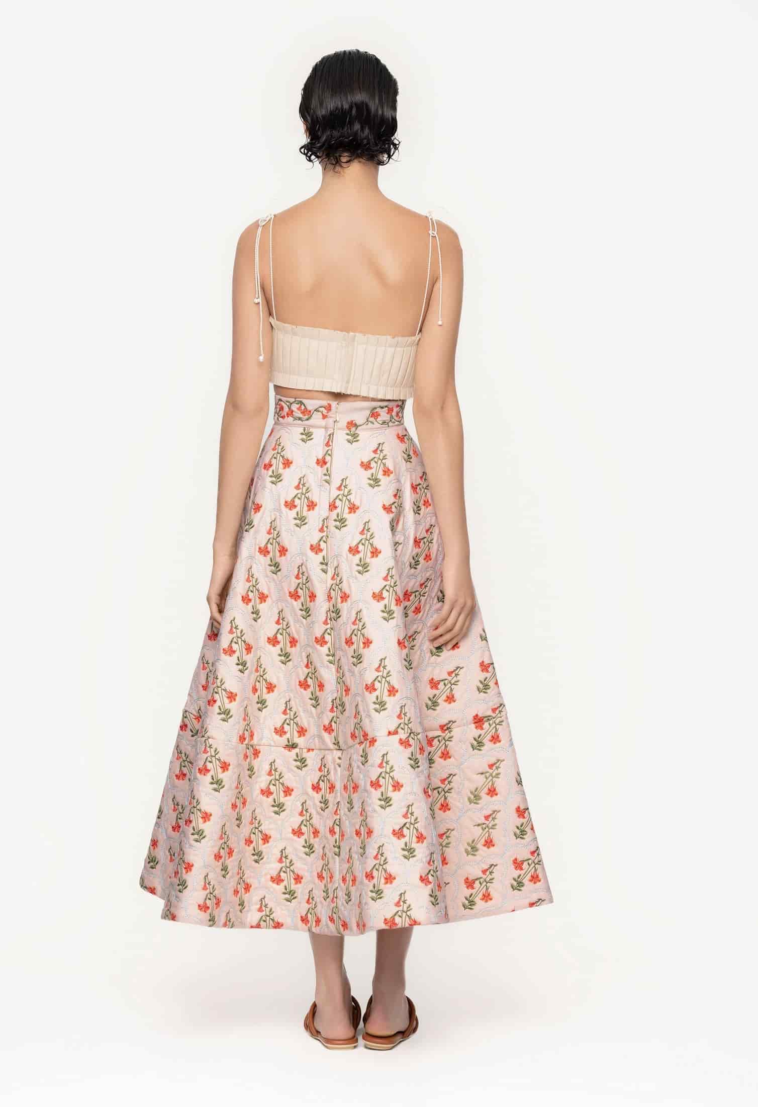Bergamota Sabanero Atardecer Maxi Skirt - miniatura 5