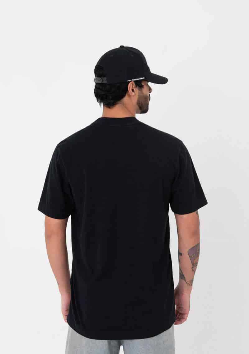 Atelier regular black t-shirt - miniatura 3