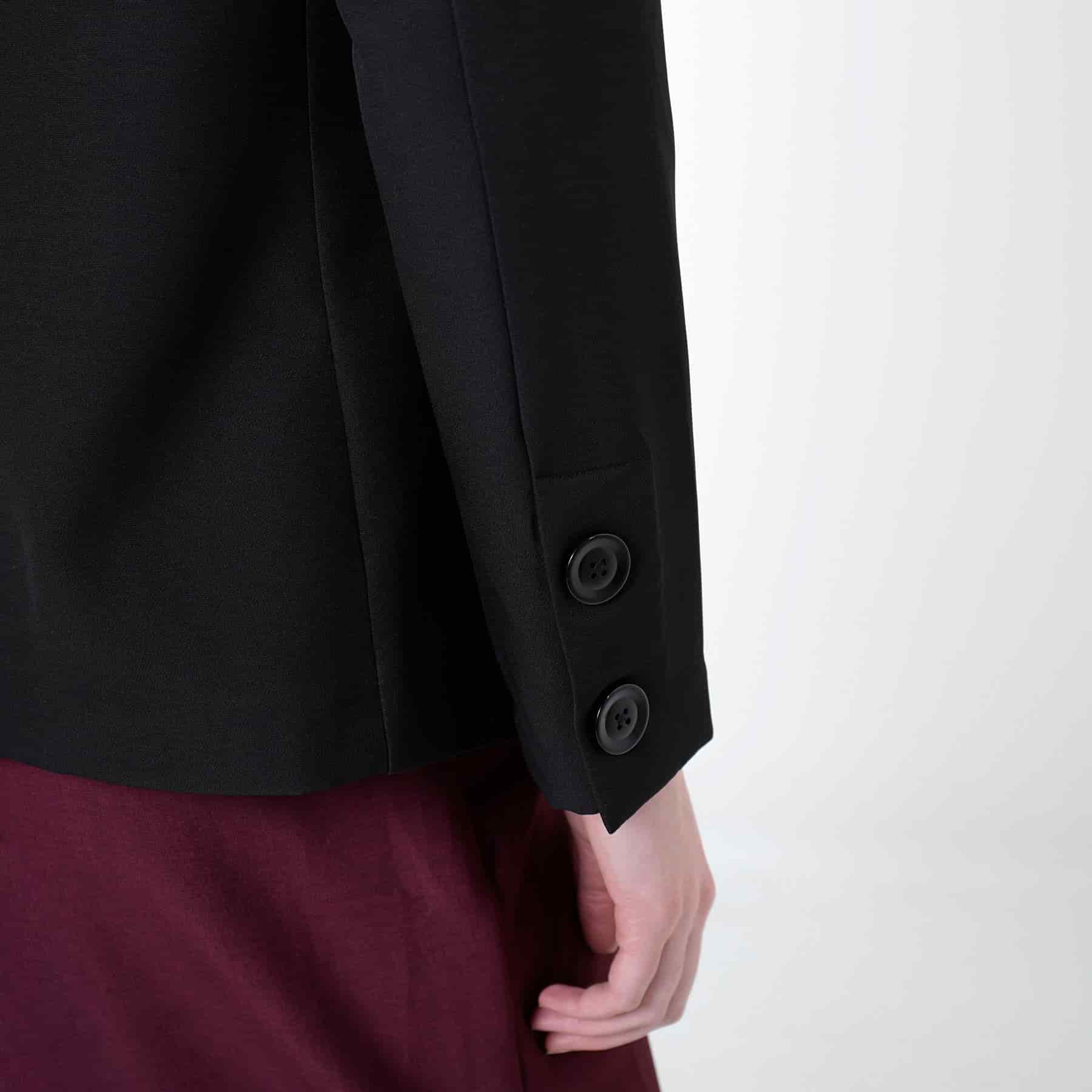 Chaqueta blazer básico con solapa y botones - miniatura 16