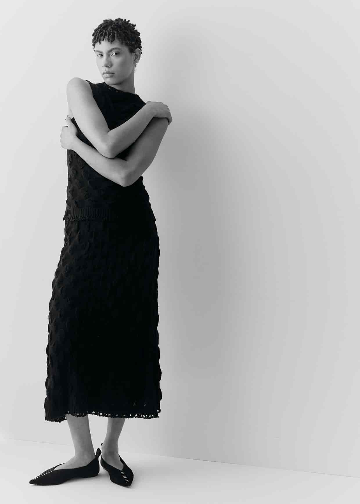 TUNICATA MIDI SKIRT - miniatura 4